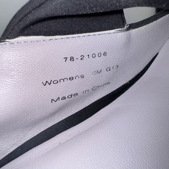 Johnston & Murphy Denise Mary Jane Black Suede Heels Size 10 Medium Comfort Work - Picture 14 of 14